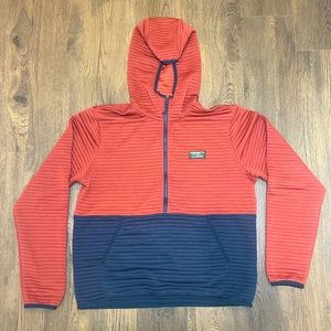 MENS L.L BEAN HALF ZIP HOODIE
